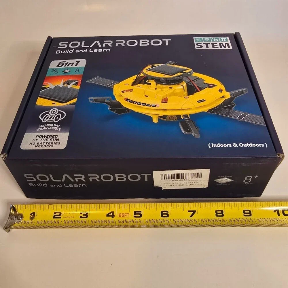 NEW STEM Projects for Kids Science Kit Solar Robot 6 in 1